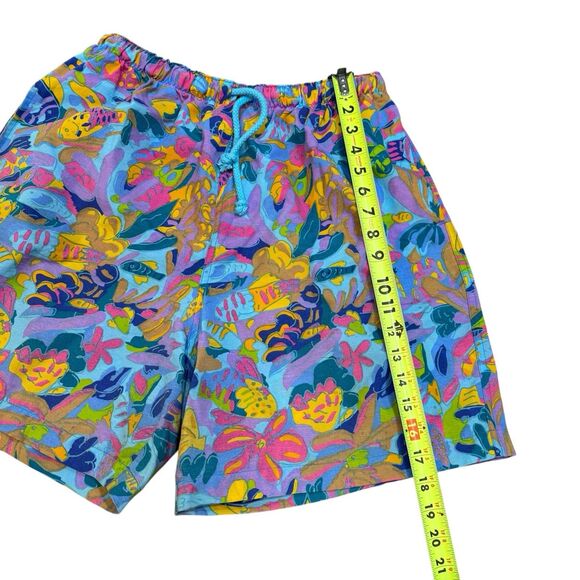 Vintage Ken Done Men’s Swim Shorts Size L Large Tropical Print Made in USA RARE - Picture 6 of 11